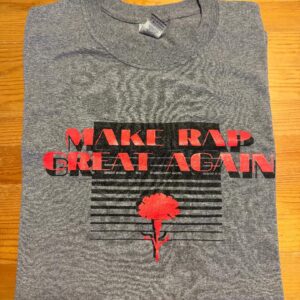 TEE T SHIRT MXRXGXA GREY MAKE RAP FREAT AGAIN TAGLIA XL NUOVA